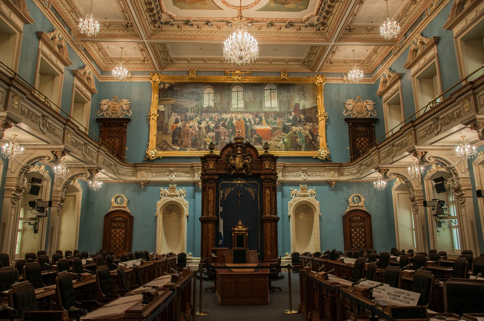 L’Hôtel du Parlement du Québec, où siègent les député(e)s élu(e)s dans les 127 circonscriptions.